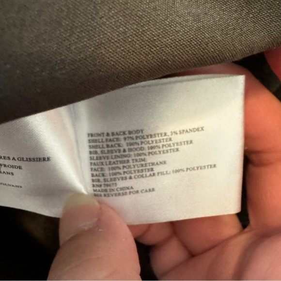 Michael Michael Kors XS Black Mixed Media Soft Shell Trench Coat Jacket - Picture 10 of 10